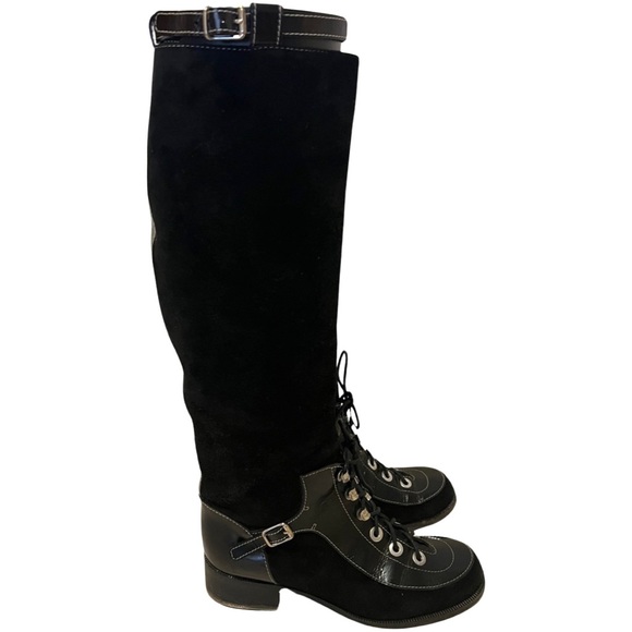 Givenchy vintage black suede riding boots with certificate of authentici… - Picture 7 of 16